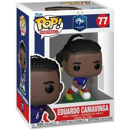 Figurine Funko Pop! - Football France - Eduardo Camavinga - Vinyle Off