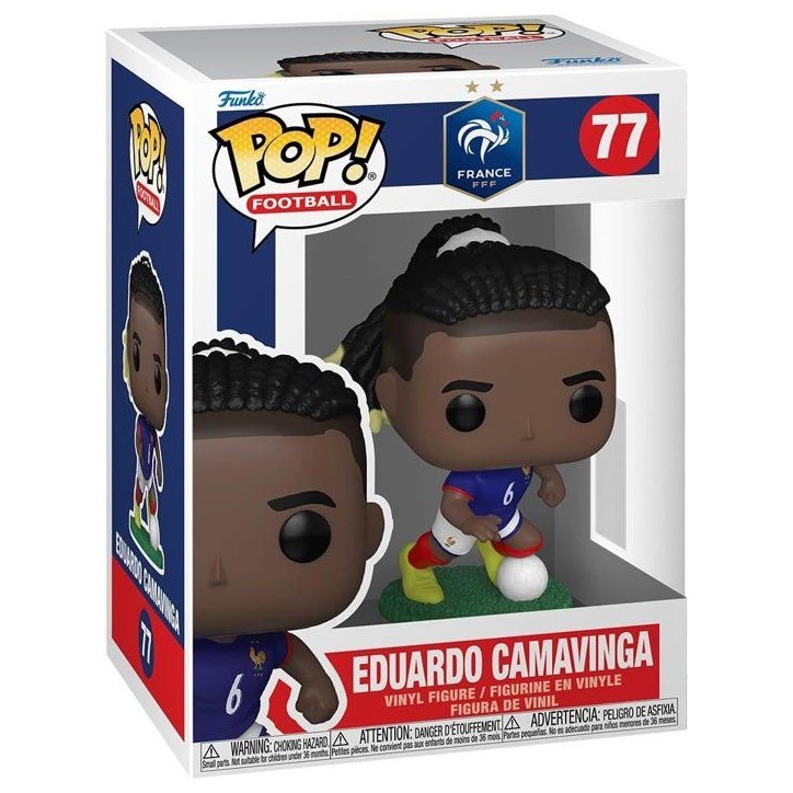 Figurine Funko Pop! - Football France - Eduardo Camavinga - Vinyle Officielle Figurine Funko Pop! - Football France - Eduardo Camavinga - Vinyle Officielle