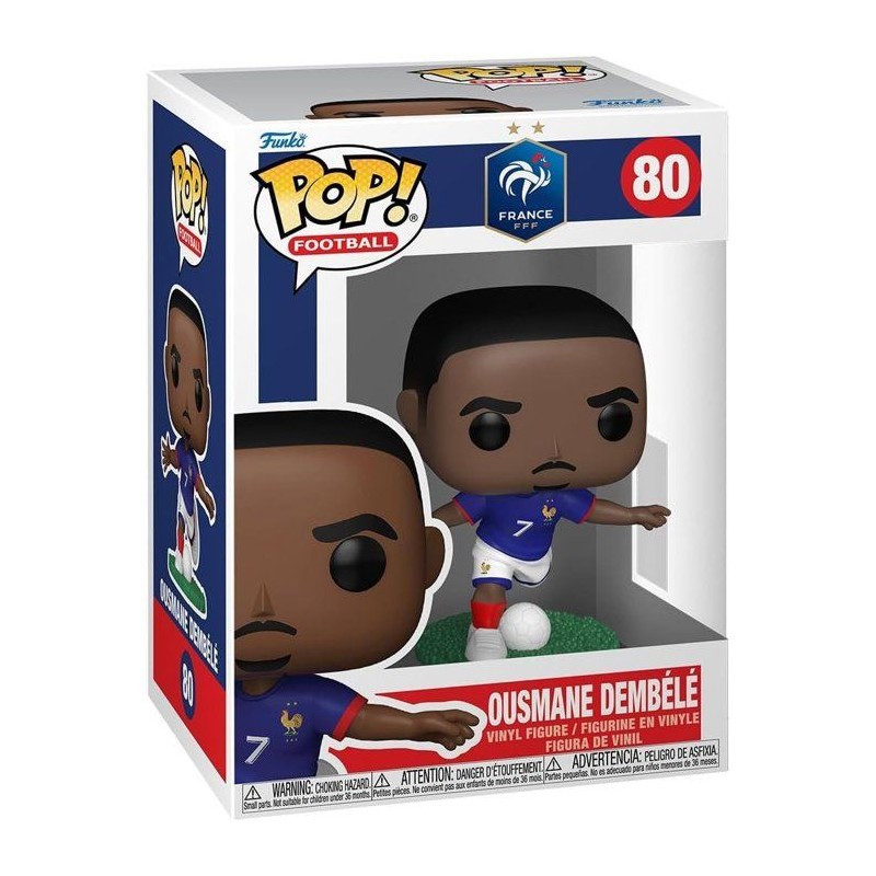 Figurine Funko Pop! - Football France - Ousmane Dembélé - Vinyle Off
