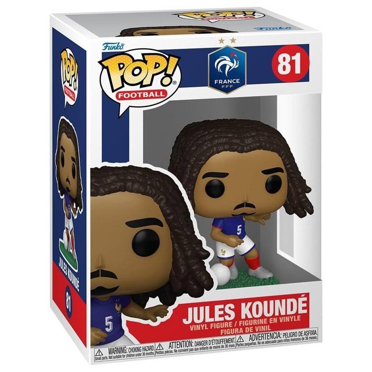 Figurine Funko Pop! - Football France - Jules Koundé - Vinyle Officielle Figurine Funko Pop! - Football France - Jules Koundé - Vinyle Officielle
