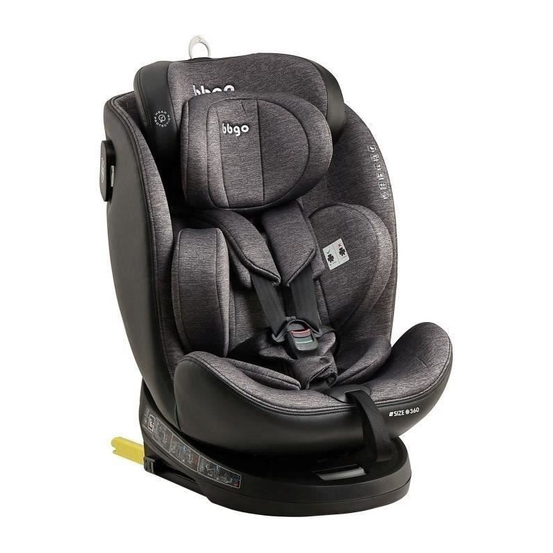 Siege-auto pivotant - BBGO - Wondersafe - Naissance a 12 ans - I-SIZE Siege-auto pivotant - BBGO - Wondersafe - Naissance a 12 ans - I-SIZE