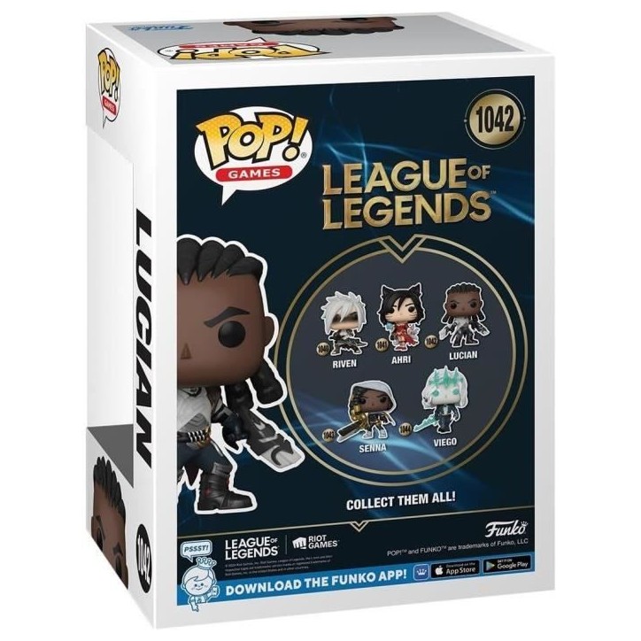Figurine Funko Pop! - Games League of Legends - Lucian - 1 042 Figurine Funko Pop! - Games League of Legends - Lucian - 1 042
