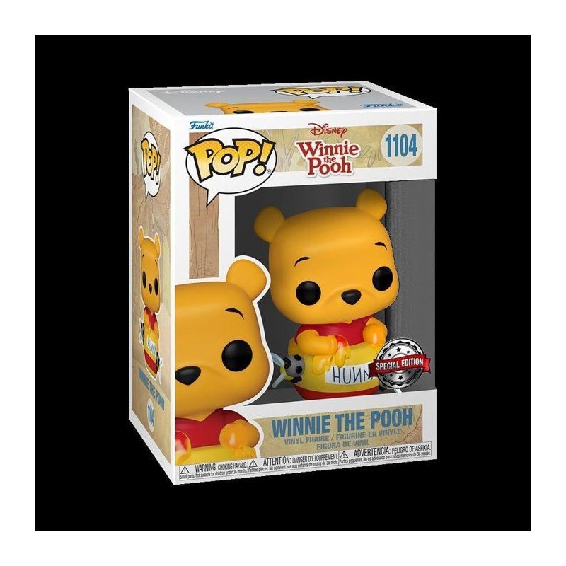 Figurine Funko Pop! - Disney Winnie l'Ourson dans un Pot de Miel - Vin