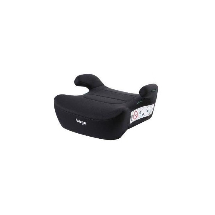 Siege réhausseur auto - BBGO - Kissyrider - 6 a 12 ans - I-SIZE 125-150 cm - Ceinturé - Noir - Déhoussable et lavable Siege réhausseur auto - BBGO - Kissyrider - 6 a 12 ans - I-SIZE 125-150 cm - Ceinturé - Noir - Déhoussable et lavable
