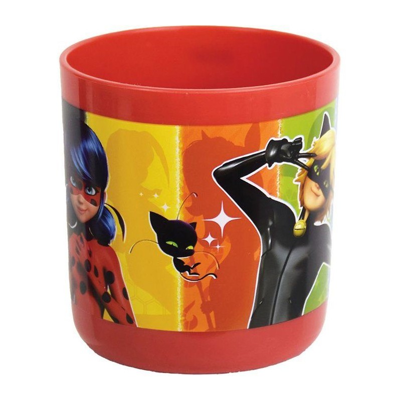 Lot vaisselle - FUN HOUSE - MIRACULOUS LADYBUG - Verre, Assiette creus