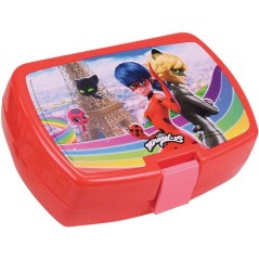 Lot vaisselle - FUN HOUSE - MIRACULOUS LADYBUG - Verre, Assiette creuse Ø16 cm, Asiette Ø22 cm, Couverts, Gourde, Mug, Boîte