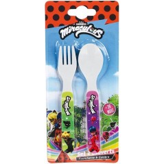 Lot vaisselle - FUN HOUSE - MIRACULOUS LADYBUG - Verre, Assiette creus