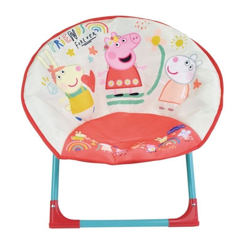 Siege lune Peppa Pig pliable pour enfant - FUN HOUSE