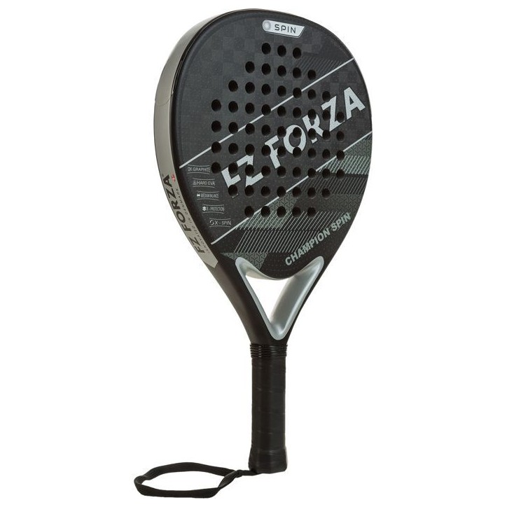 Raquette de padel - FZ FORZA - Champion Spin - 100 % de graphite tissé 18K - Surface mate - Mousse EVA rigide - Forme diamant - Raquette de padel - FZ FORZA - Champion Spin - 100 % de graphite tissé 18K - Surface mate - Mousse EVA rigide - Forme diamant -