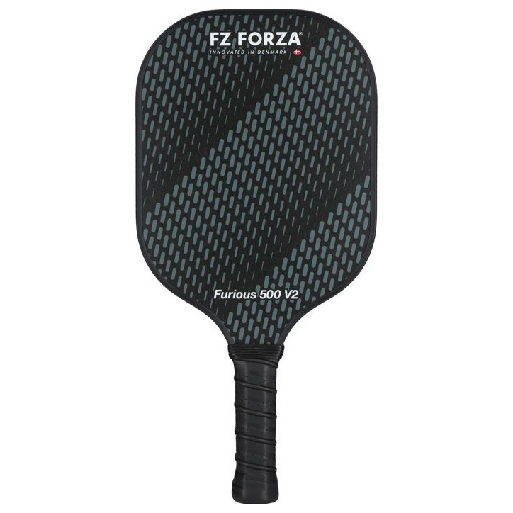 Raquette de pickelball - FZ FORZA - 100 % fibre de verre - Furious 500 V2 - 100 % de fibre de verre - 220 grammes - Noir Raquette de pickelball - FZ FORZA - 100 % fibre de verre - Furious 500 V2 - 100 % de fibre de verre - 220 grammes - Noir