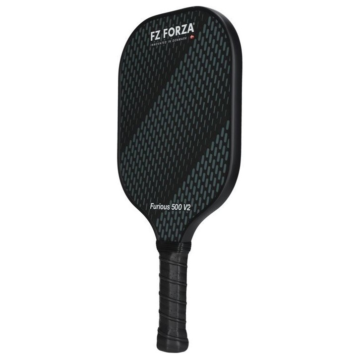 Raquette de pickelball - FZ FORZA - 100 % fibre de verre - Furious 500 V2 - 100 % de fibre de verre - 220 grammes - Noir Raquette de pickelball - FZ FORZA - 100 % fibre de verre - Furious 500 V2 - 100 % de fibre de verre - 220 grammes - Noir