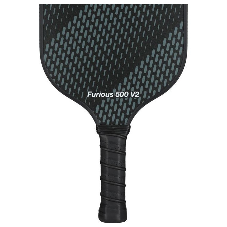 Raquette de pickelball - FZ FORZA - 100 % fibre de verre - Furious 500 V2 - 100 % de fibre de verre - 220 grammes - Noir Raquette de pickelball - FZ FORZA - 100 % fibre de verre - Furious 500 V2 - 100 % de fibre de verre - 220 grammes - Noir