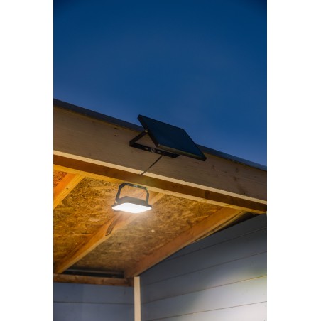 Projecteur LED solaire - GALIX - G2611 - 850 Lumens avec panneau déporté