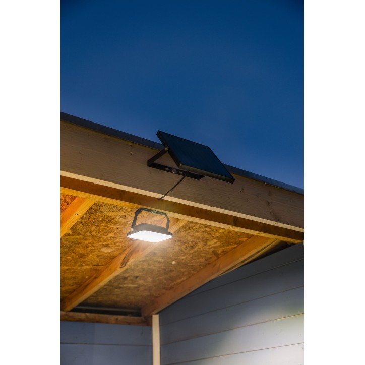 Projecteur LED solaire - GALIX - G2611 - 850 Lumens avec panneau déporté Projecteur LED solaire - GALIX - G2611 - 850 Lumens avec panneau déporté
