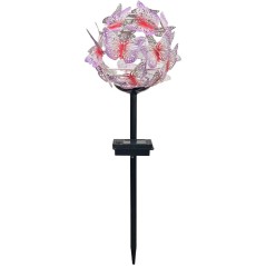 Décoration lumineuse solaire Nuée de Papillons - GALIX - G2623 - Mé