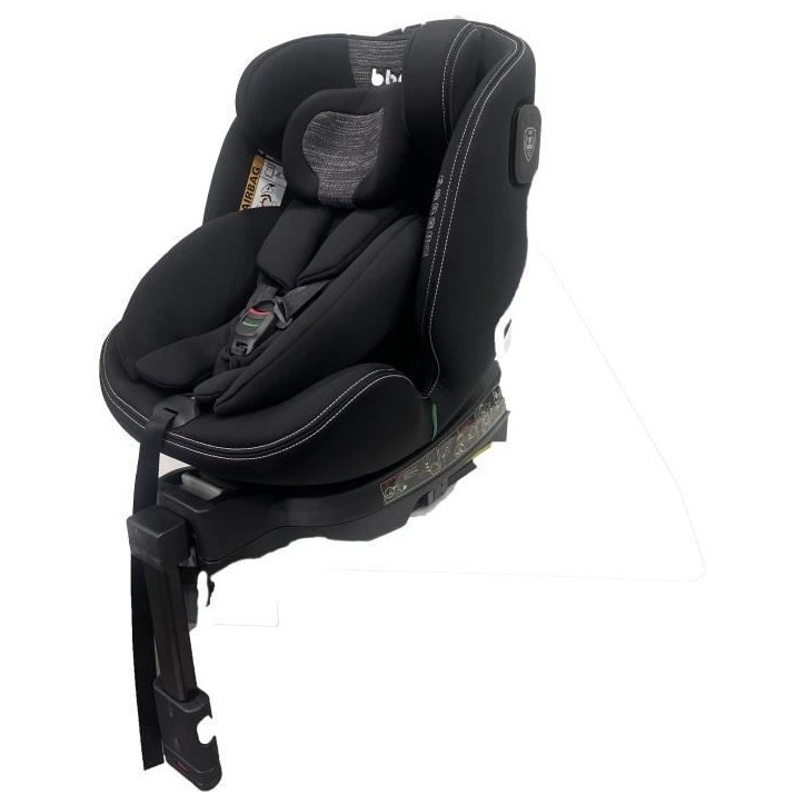 Siege-auto pivotant - BBGO - Blissrider - Naissance a 12 ans - I-SIZE 40-150 cm - ISOFIX - Noir et gris - Simili cuir Siege-auto pivotant - BBGO - Blissrider - Naissance a 12 ans - I-SIZE 40-150 cm - ISOFIX - Noir et gris - Simili cuir