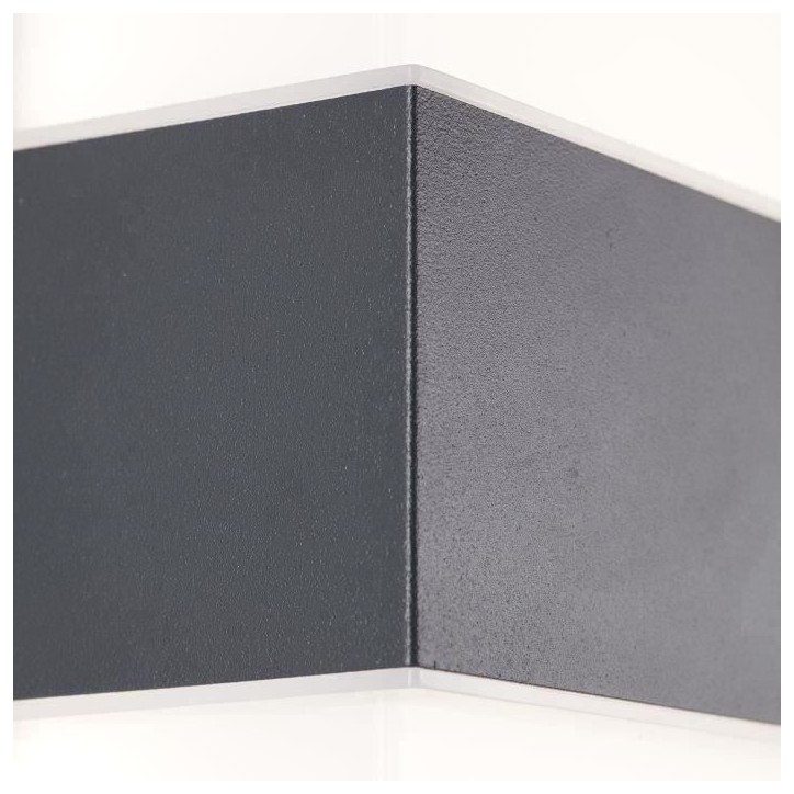 Applique murale extérieure - BRILLIANT - ARCHIE - Métal et plastique - Anthracite - LED intégrée -7 W IP44 Applique murale extérieure - BRILLIANT - ARCHIE - Métal et plastique - Anthracite - LED intégrée -7 W IP44