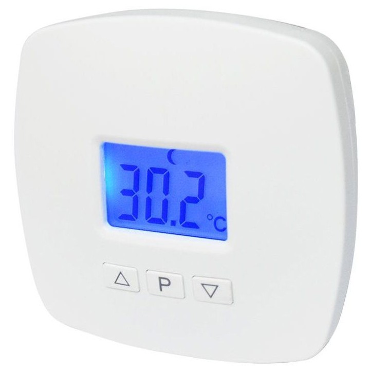 Thermostat digital - GAO - Branchement 2 fils - Réglage 5–30°C - 4 modes Eco/Confort/Hors-gel/Standby Thermostat digital - GAO - Branchement 2 fils - Réglage 5–30°C - 4 modes Eco/Confort/Hors-gel/Standby