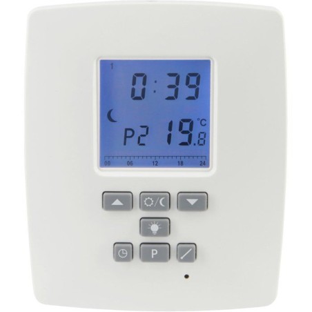 Thermostat électronique programmable - GAO - Sans fil - 3 programmes libres + 6 pré-enregistrés - Transmission 70 m