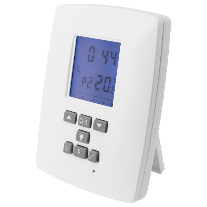 Thermostat électronique programmable - GAO - Sans fil - 3 programmes libres + 6 pré-enregistrés - Transmission 70 m Thermostat électronique programmable - GAO - Sans fil - 3 programmes libres + 6 pré-enregistrés - Transmission 70 m