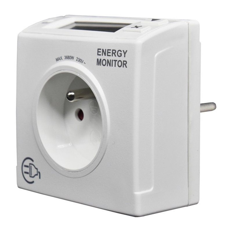 Contrôleur de consommation - GAO - Mesure W/kWh/durée - Détection d