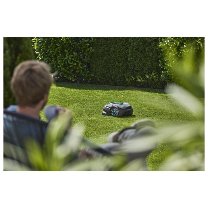Tondeuse robot - GARDENA - Smart SILENO sense 600 - Connectée - Jusqu'a 600 m² - Sans câble périphérique ni Smart Gateway Tondeuse robot - GARDENA - Smart SILENO sense 600 - Connectée - Jusqu'a 600 m² - Sans câble périphérique ni Smart Gateway