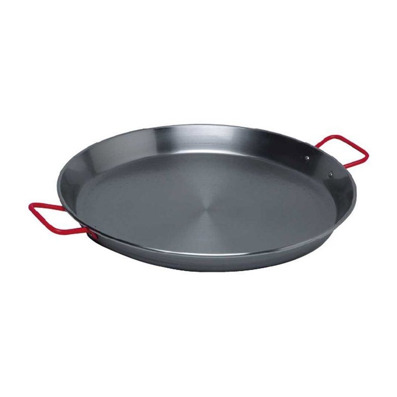 Plat a paella - GARCIMA - Acier poli - Ø 34 cm - 6 parts