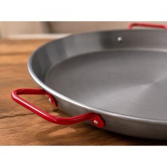 Plat a paella - GARCIMA - Acier poli - Ø 34 cm - 6 parts