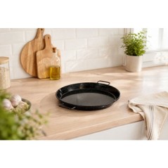 Plat a paella - GARCIMA - Acier émaillé - Ø 34 cm - 6 parts