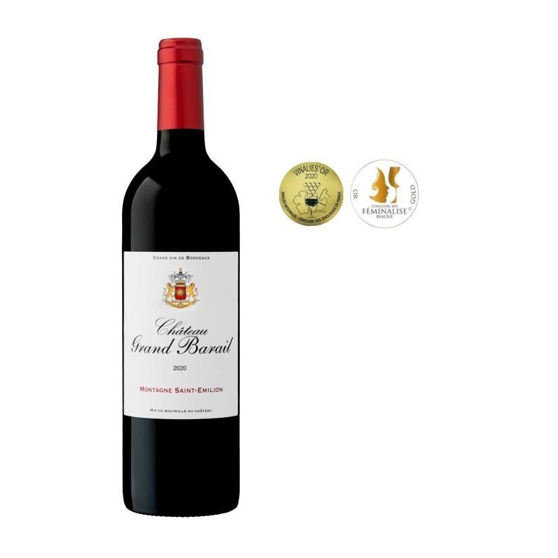 Château Grand Barail 2020 Montagne Saint-Emilion - Vin rouge de Borde