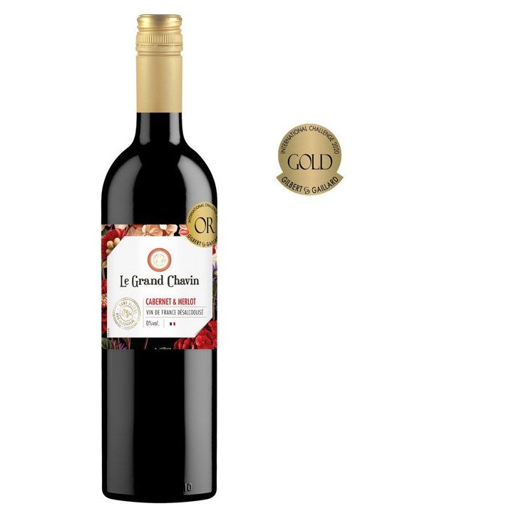 Le Grand Chavin Cabernet et Merlot - Vin de France Désalcoolisé