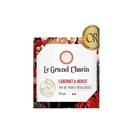 Le Grand Chavin Cabernet et Merlot - Vin de France Désalcoolisé