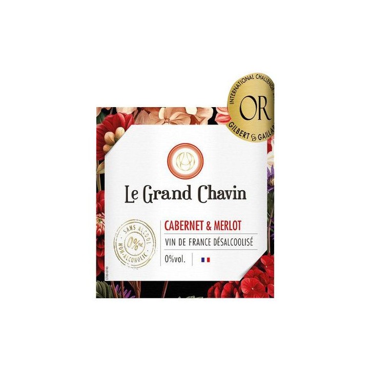 Le Grand Chavin Cabernet et Merlot - Vin de France Désalcoolisé