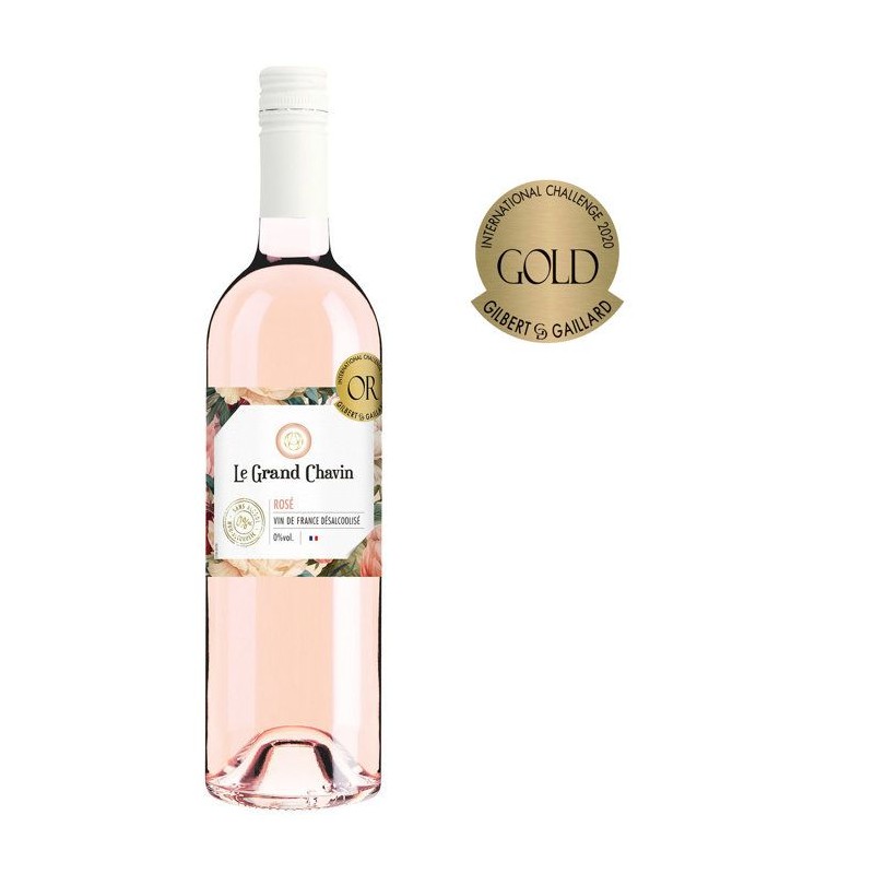 Le Grand Chavin Rosé - Vin de France Désalcoolisé