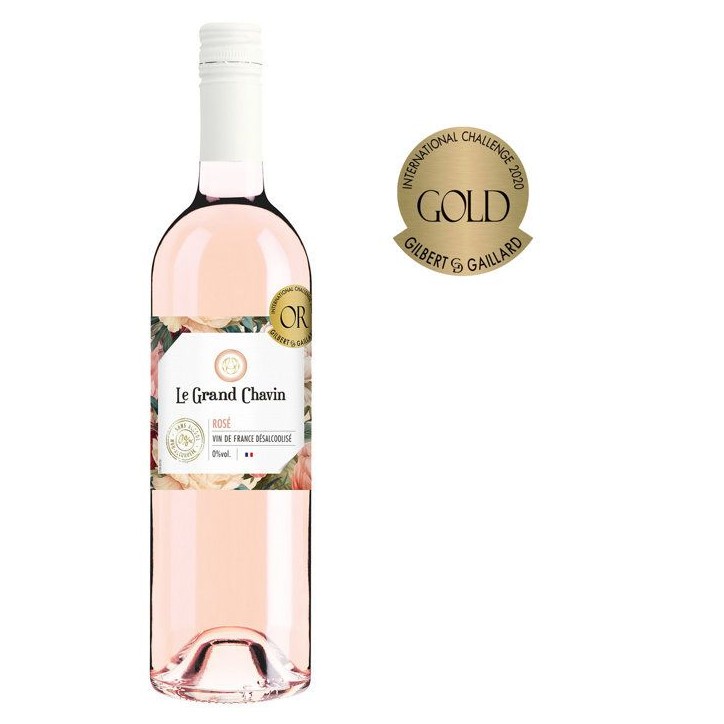 Le Grand Chavin Rosé - Vin de France Désalcoolisé
