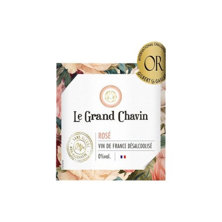 Le Grand Chavin Rosé - Vin de France Désalcoolisé