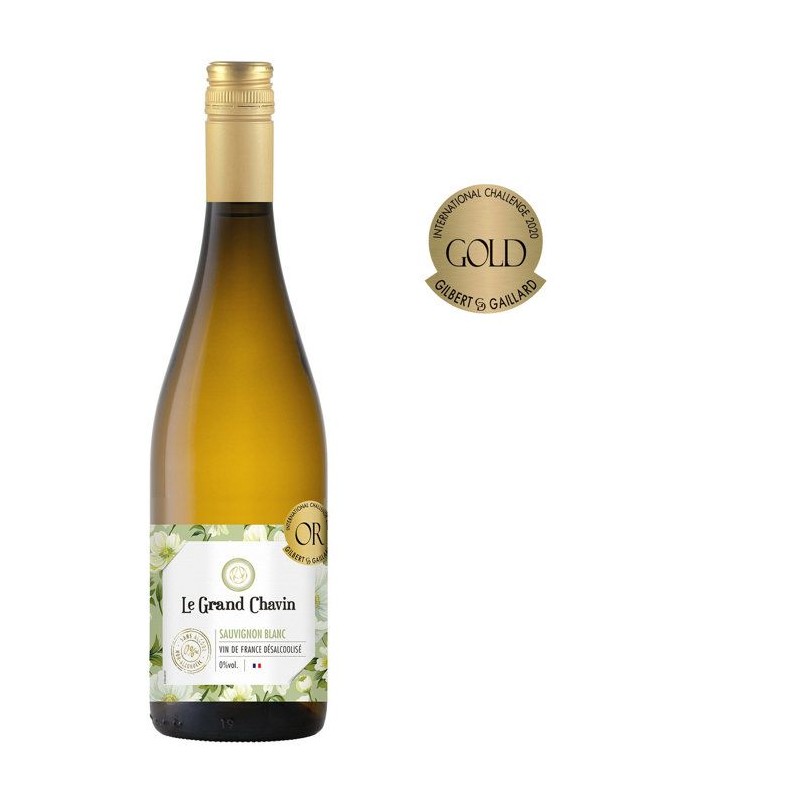 Le Grand Chavin Sauvignon Blanc - Vin de France Désalcoolisé