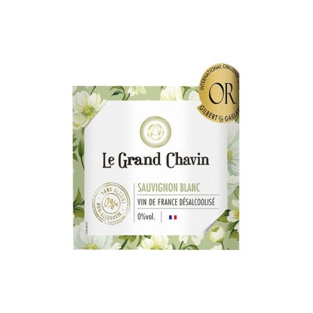Le Grand Chavin Sauvignon Blanc - Vin de France Désalcoolisé