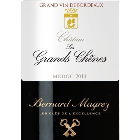 Château Les Grands Chenes 2014 - AOC Médoc - Vin rouge de Bordeaux - 1 bouteille 0.75 cl