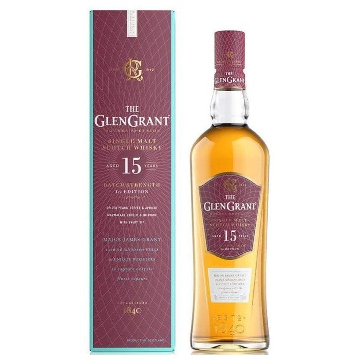 The Glen Grant - 15 ans - Single malt scotch whisky - 50,0% Vol. - 70cl