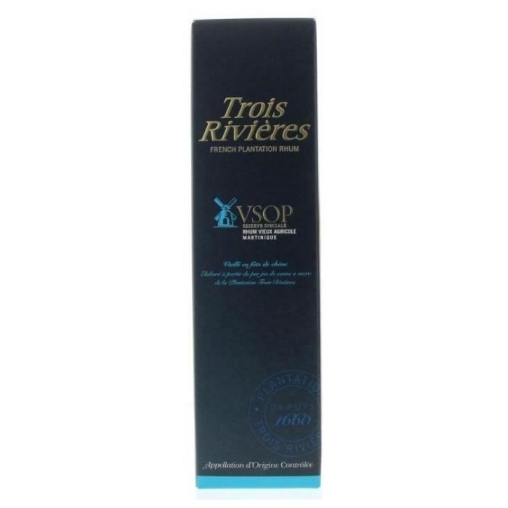 Trois Rivieres - VSOP - Rhum vieux agricole - 40,0% Vol. - 70cl
