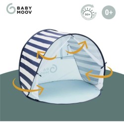 Babymoov Tente Anti-UV FPS 50+ Mariniere - Moustiquaire intégrée