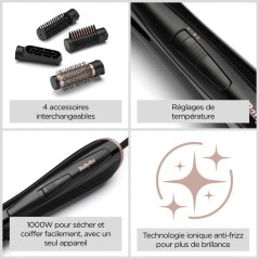 Brosse soufflante - BaByliss - AS126E Perfect Finish 4-en-1 - 1000W
