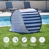 Babymoov Tente Anti-UV FPS 50+ Mariniere - Moustiquaire intégrée