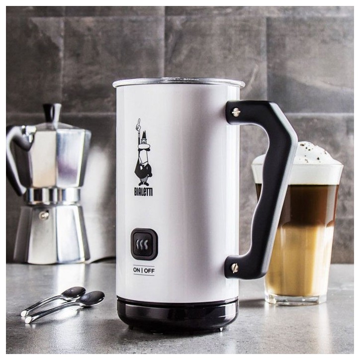 Mousseur a lait électrique - BIALETTI - MKF02 - 300 ml - Blanc Mousseur a lait électrique - BIALETTI - MKF02 - 300 ml - Blanc