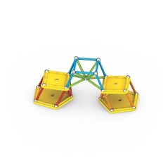 Jeu de construction magnétique - GEOMAG - Supercolor Recycled 60 piec