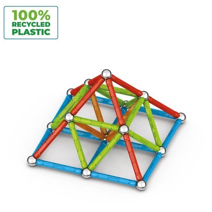 Jeu de construction magnétique - GEOMAG - Supercolor - 93 pieces - Magnétique - Des 3 ans Jeu de construction magnétique - GEOMAG - Supercolor - 93 pieces - Magnétique - Des 3 ans