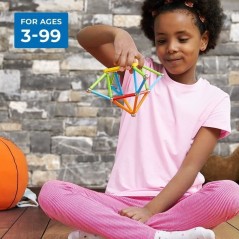 Jeu de construction magnétique - GEOMAG - Supercolor - 93 pieces - Ma