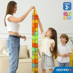 Tuiles magnétiques - GEOMAG - Tiles Gems 4101 - 32 pieces - Formes g