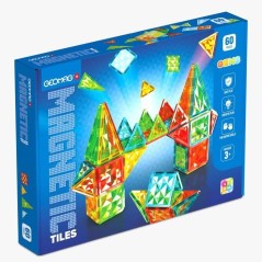 Tuiles magnétiques - GEOMAG - Tiles Gems - 60 pieces - Effet cristal